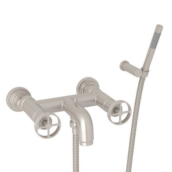 Campo Exposed Wall Mount Tub Filler, Rohl, Mfr#: A3302IWSTN